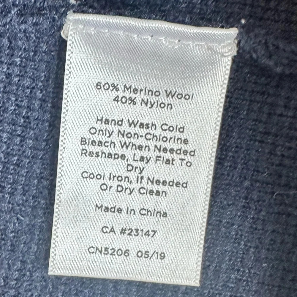 Talbots Color Block Wool Blend Longline Cardigan … - image 5